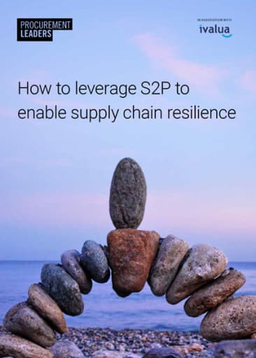 How to leverage S2P to enable supply chain resilience