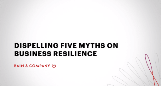 Dispelling Five Myths on Business Resilience