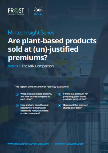 Mintec Insight Series: Are plant-based products sold at (un)-justified premiums?