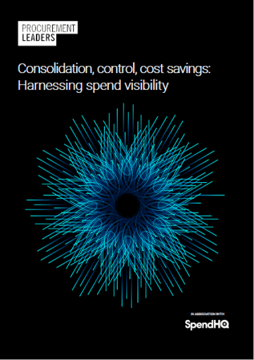 Consolidation, control, cost savings: Harnessing spend visibility