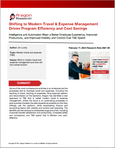 Shifting to Modern Travel & Expense Management Drives Program Efficiency and Cost Savings