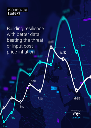 Building resilience with better data: beating the threat of input cost price inflation