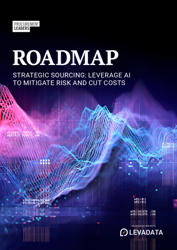 Roadmap: Strategic sourcing – leverage AI to mitigate risk and cut costs