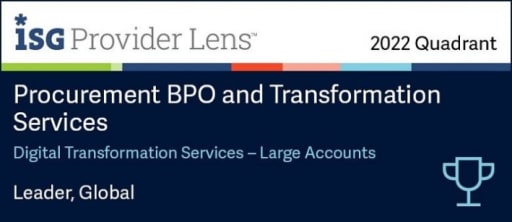 Infosys BPM positioned as a Leader in ISG Provider Lens™ Procurement BPO and Transformation Services Global 2022 Report