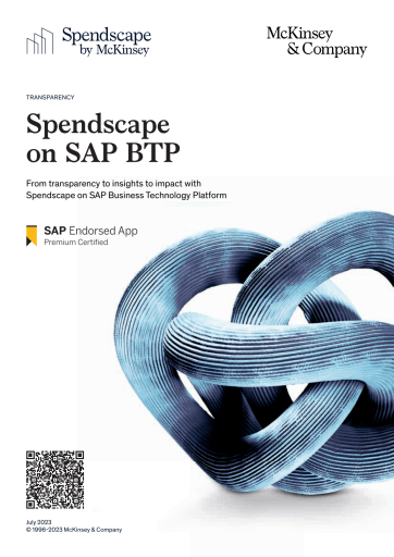 Spendscape on on SAP BTP