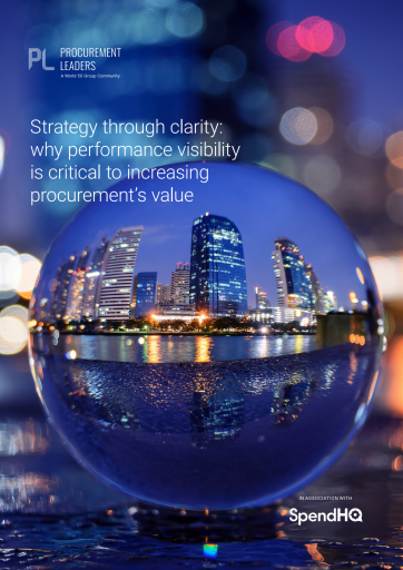 Strategy through clarity: why performance visibility is critical to increasing procurement’s value