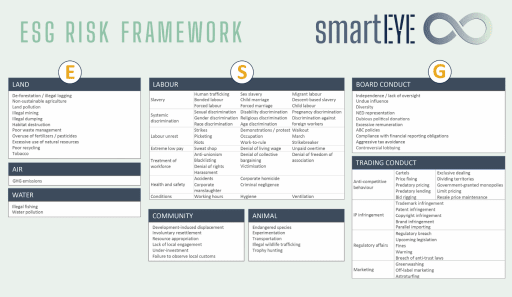 Download smartEYE’s ESG Risk Framework here