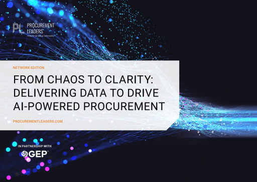 From chaos to clarity: delivering data to drive AI-powered procurement