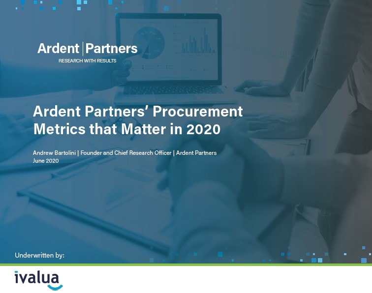 Ardent Partners Procurement Metrics that Matter in 2020