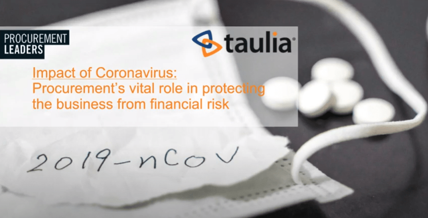 Procurement's role in protecting against financial risk in the supply chain