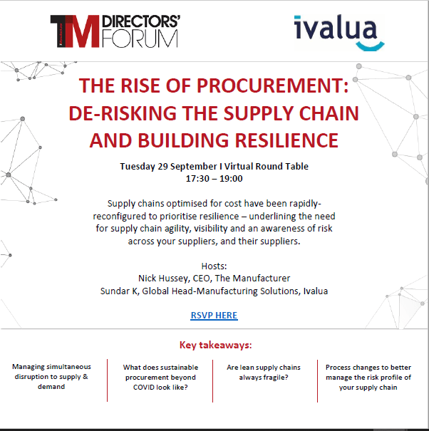 The Rise of Procurement: De-Risking The Supply Chain and Building Resilience