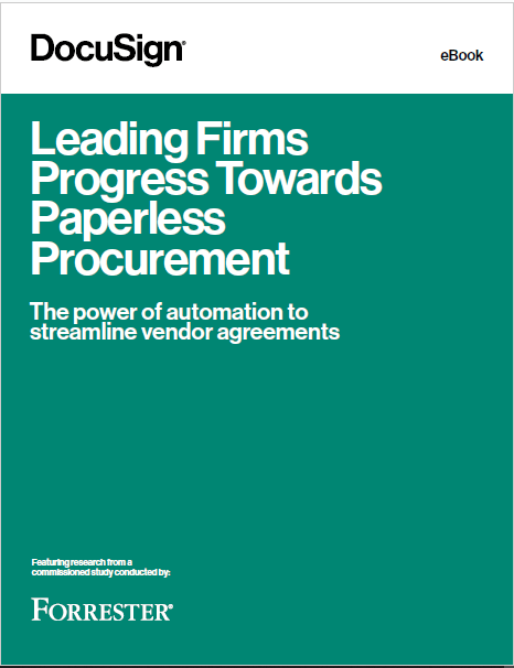 Leading Firms Progress Towards Paperless Procurement