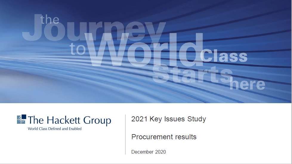 2021 Key Issues Study: Procurement Results