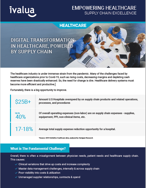 Digital Transformation In Healthcare, Powered by Supply Chain