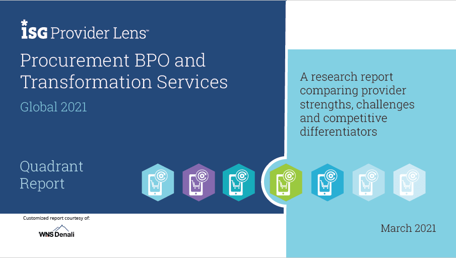 ISG Provider Lens™ Report: Procurement BPO and Digital Transformation Services