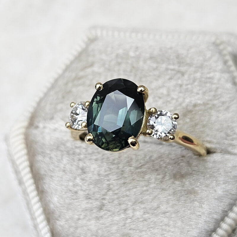 Tarallo Ring in Forest Green