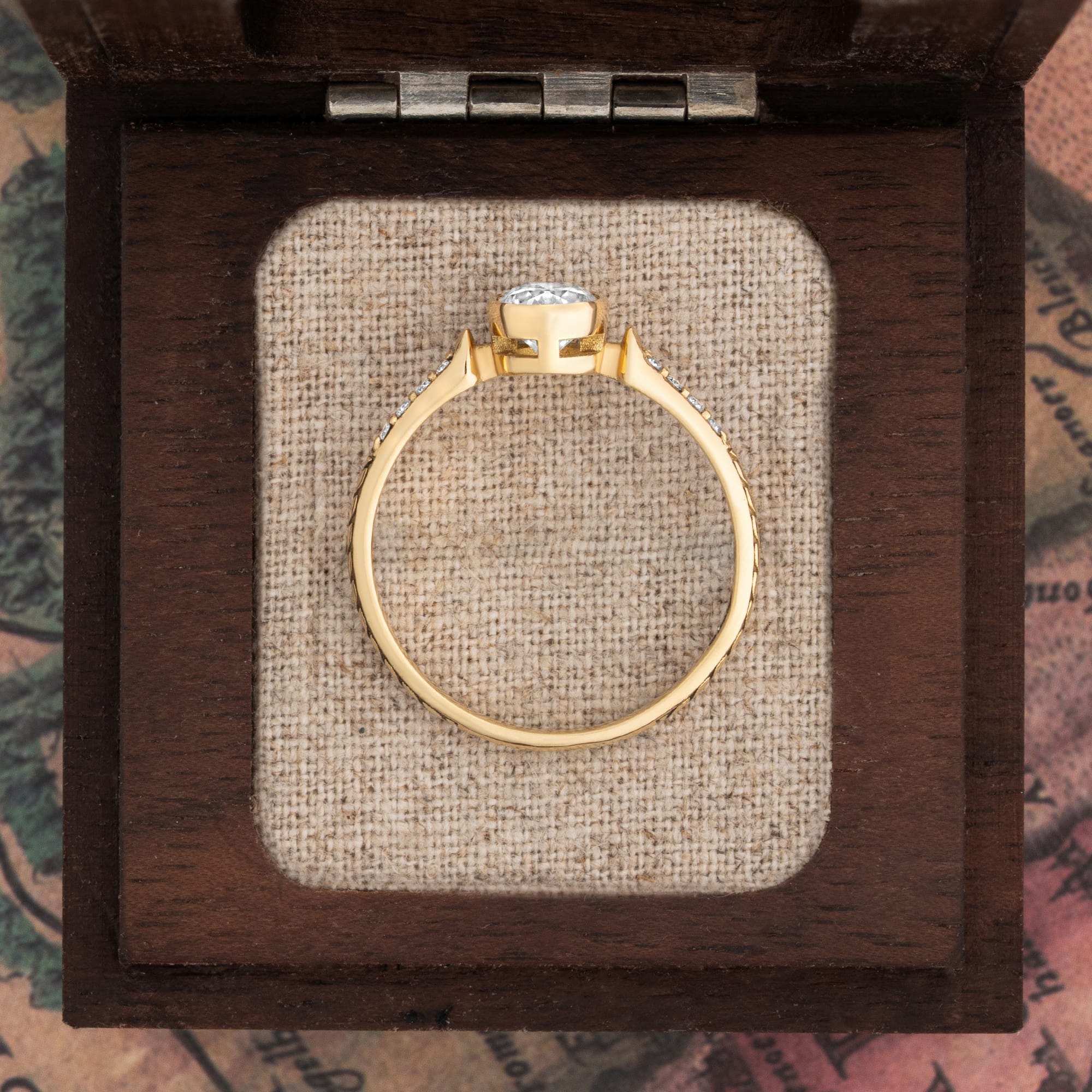 'Sylvia' Lab grown diamond ring — 3