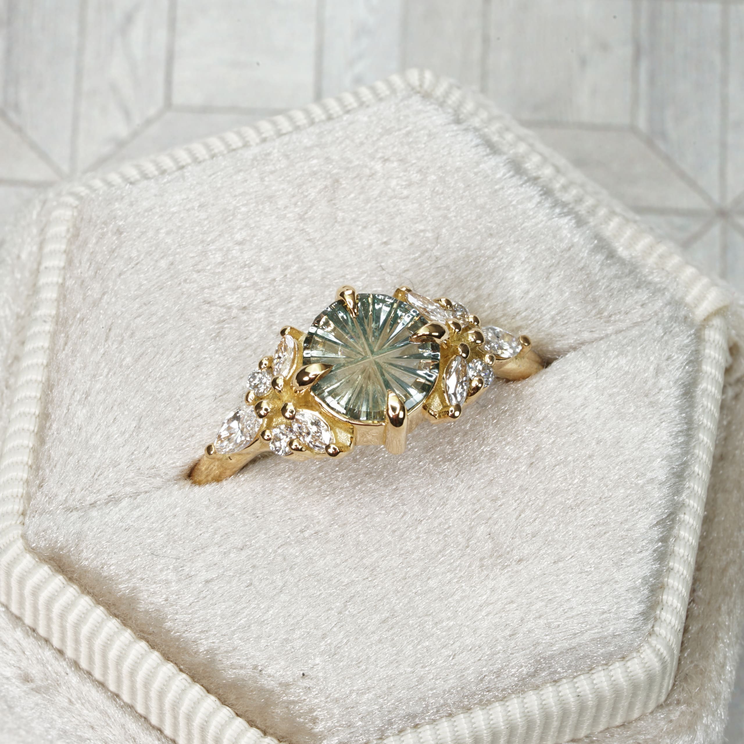 Parti starbrite sapphire and diamond ring — 2
