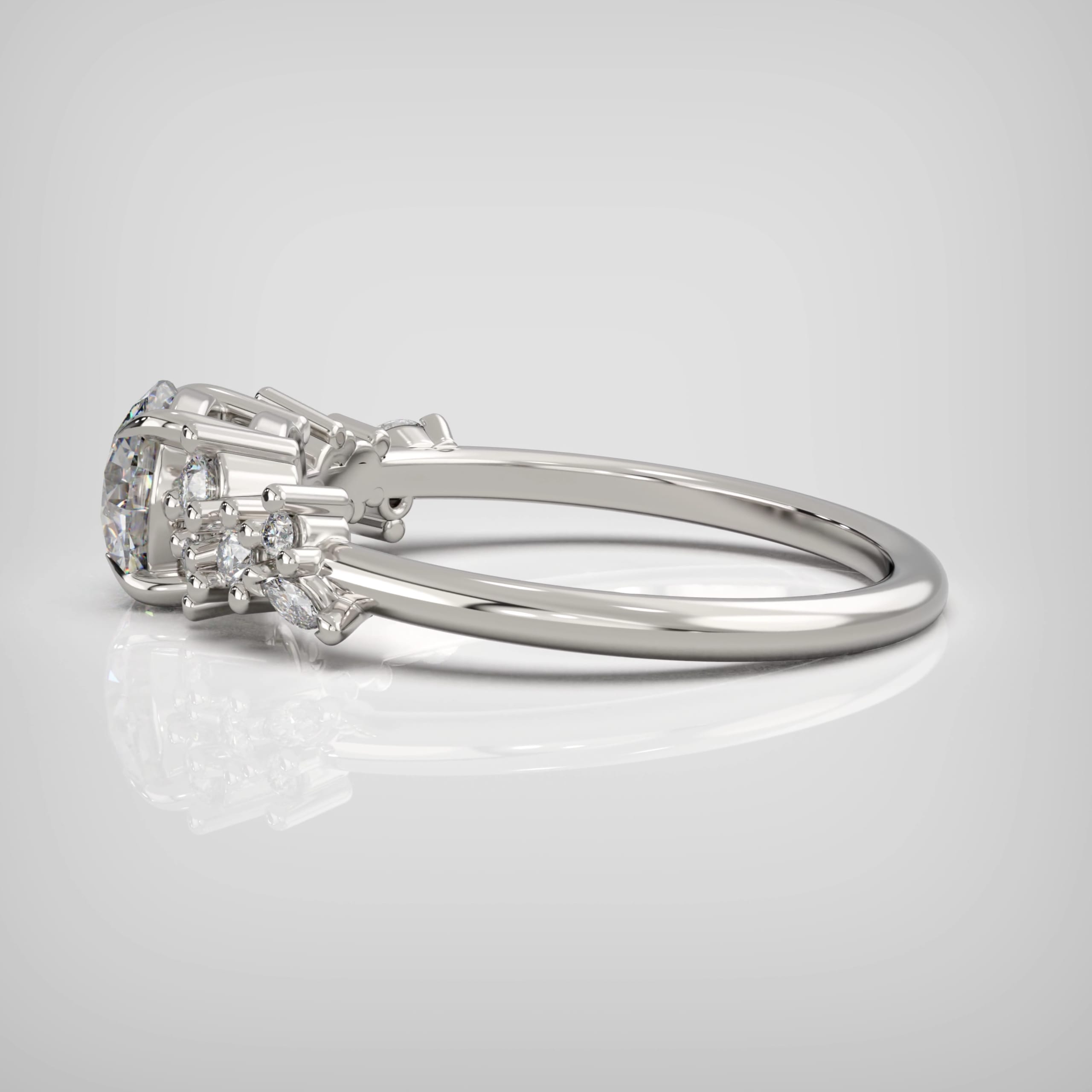 'Hazel' brilliant diamond ring — 3