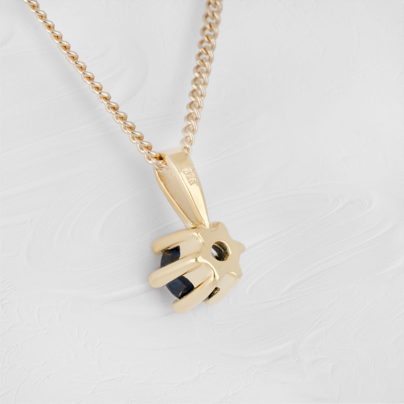 Sapphire Necklace in 9ct Yellow Gold — 2