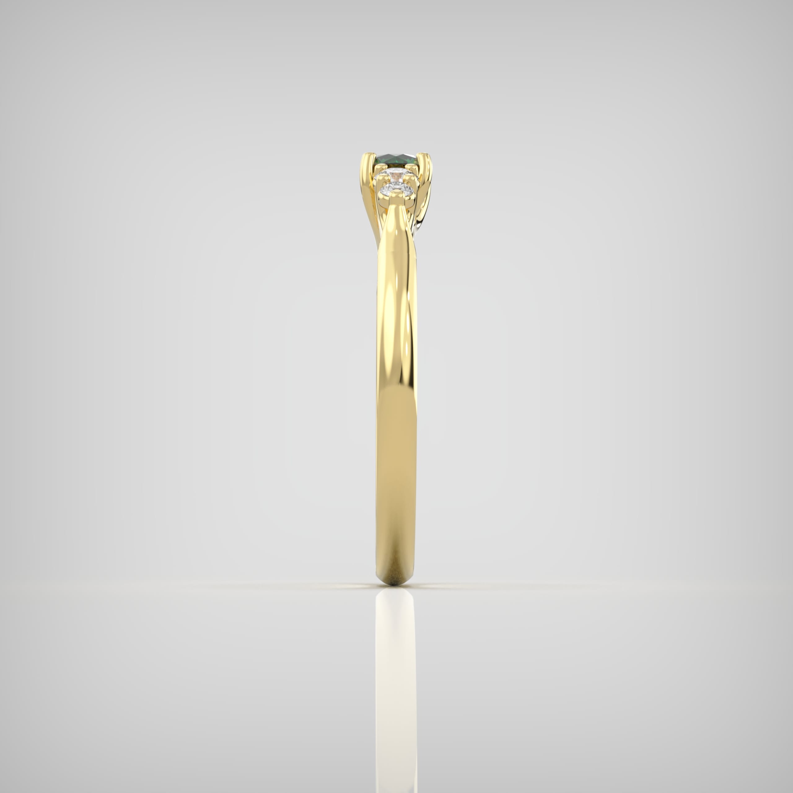 The Quintet – Yellow Gold & Emerald — 3