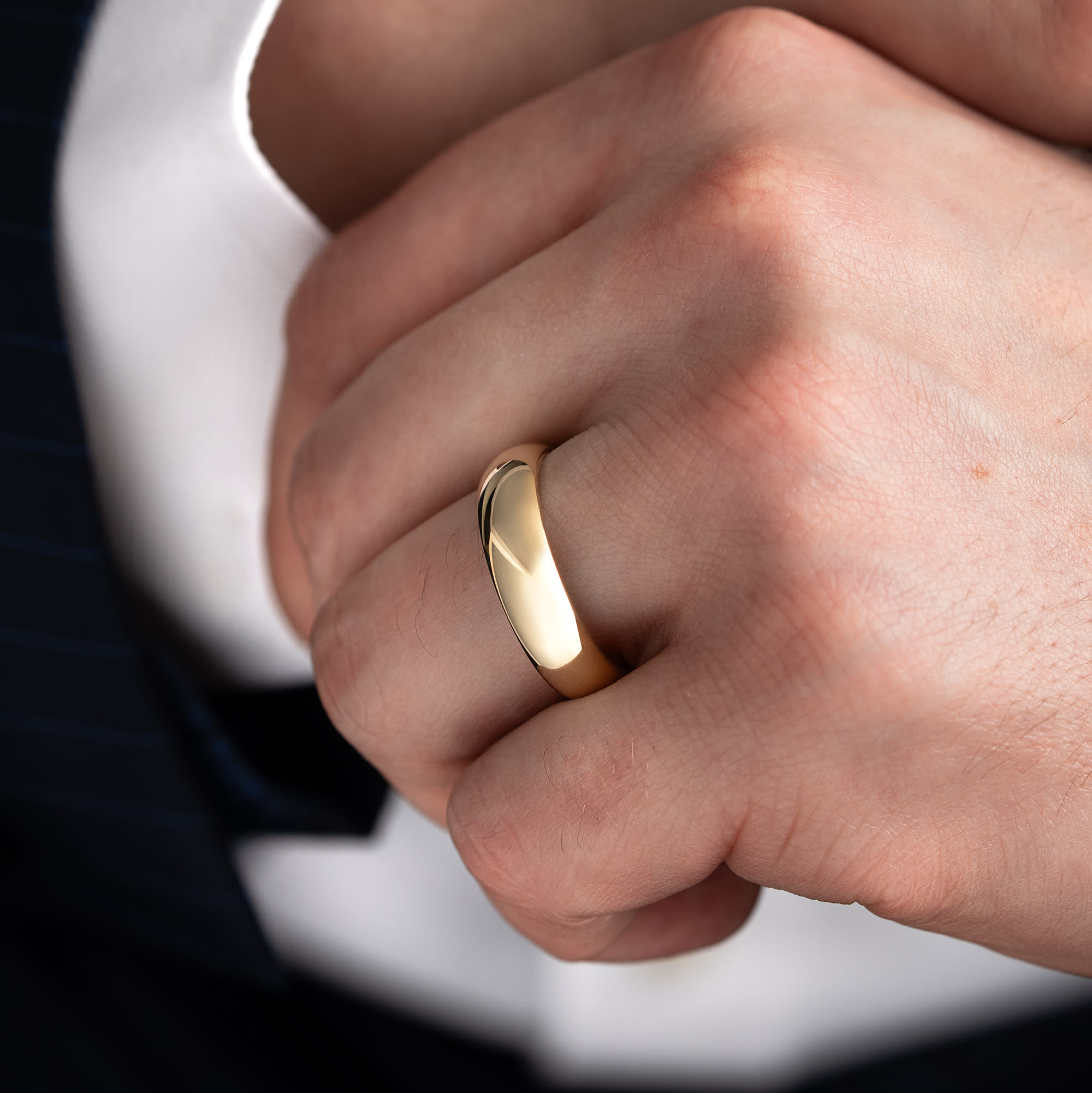 Traditional Court Wedding band  — 1