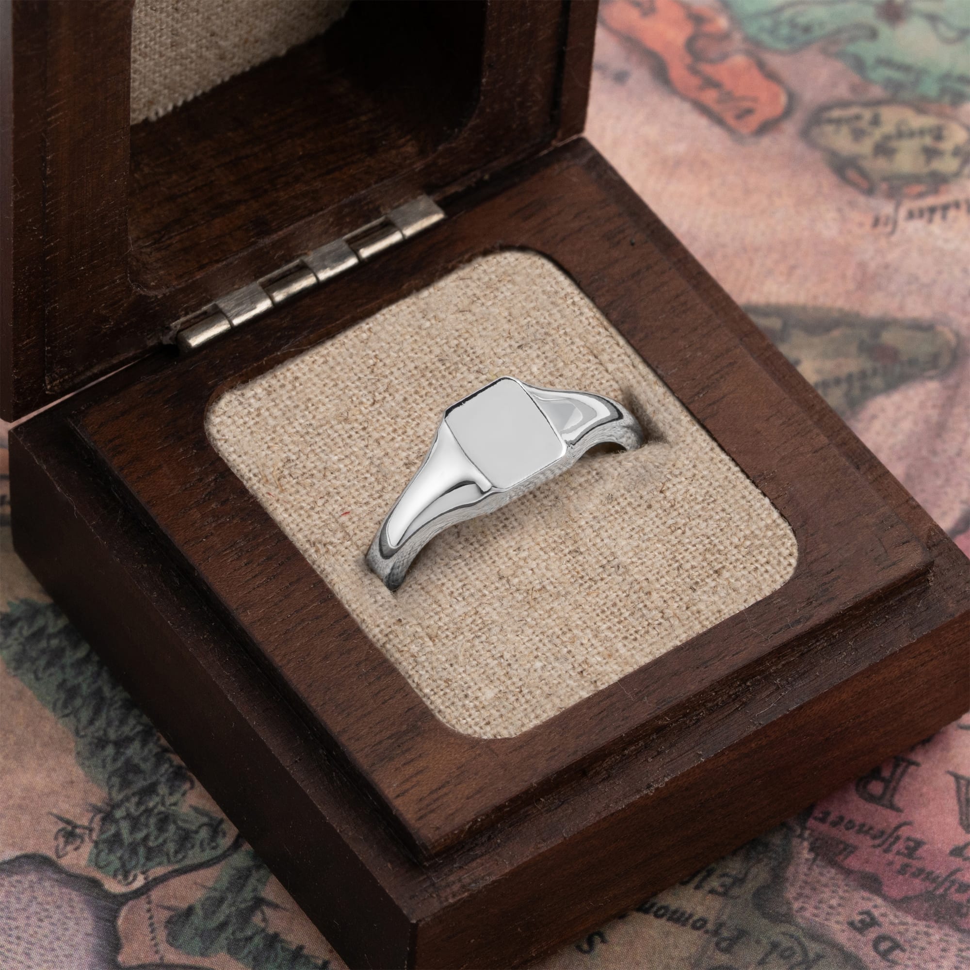 Octagon signet ring  — 3