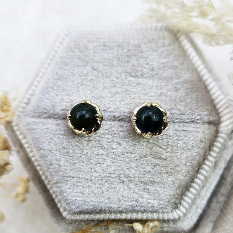 Bloodstone earrings — 1