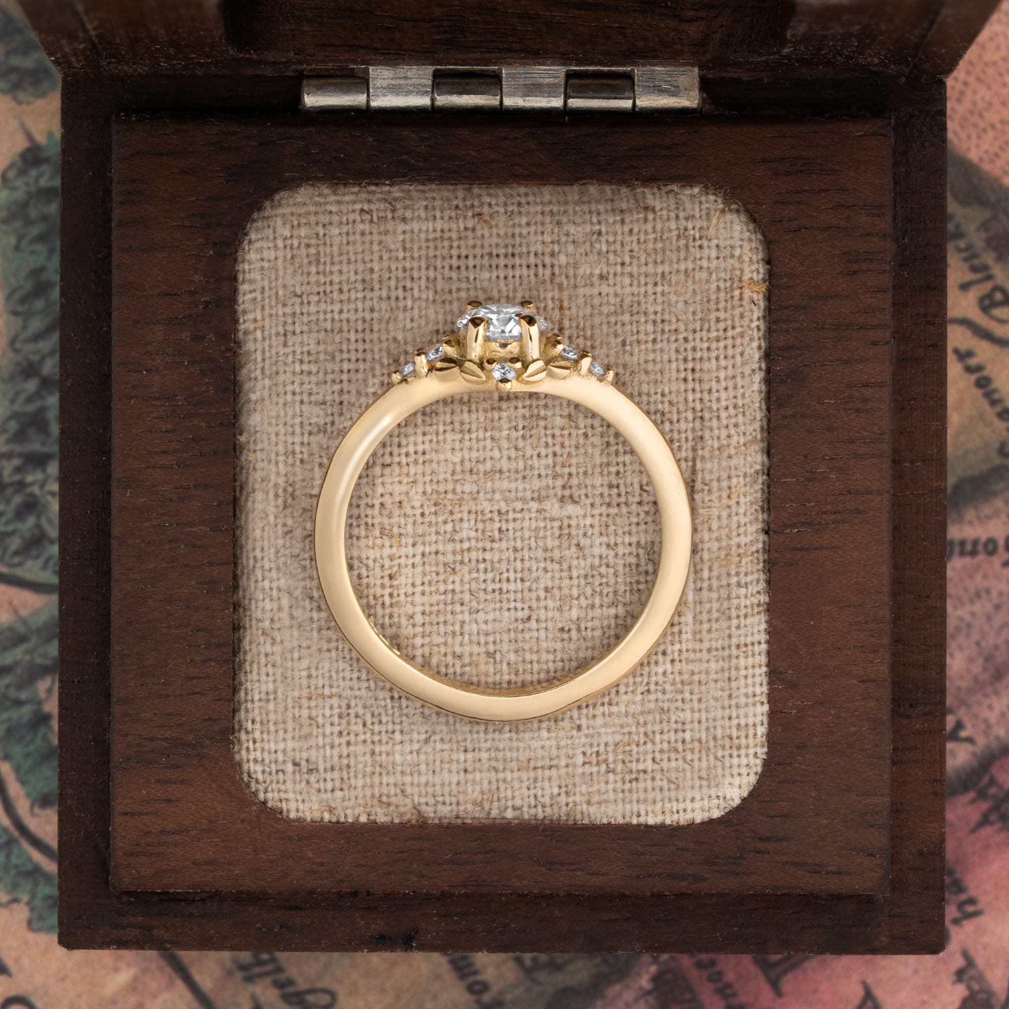 'Forest Vow' lab grown diamond ring — 4
