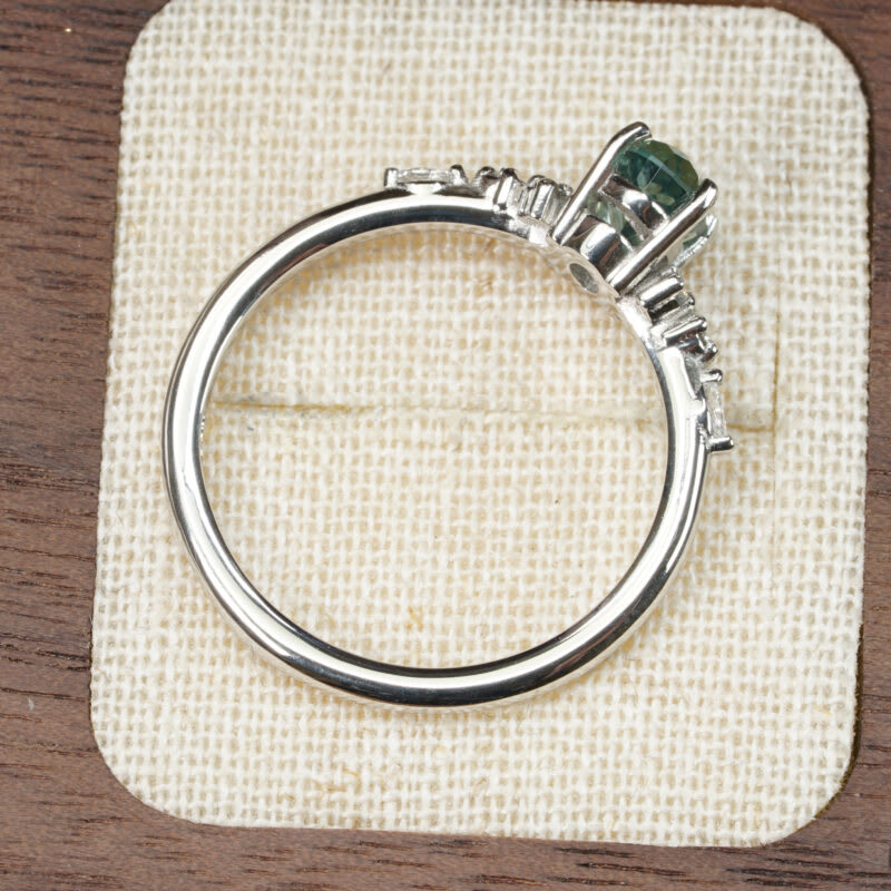 'regal radiant' montana sapphire and diamond ring — 2