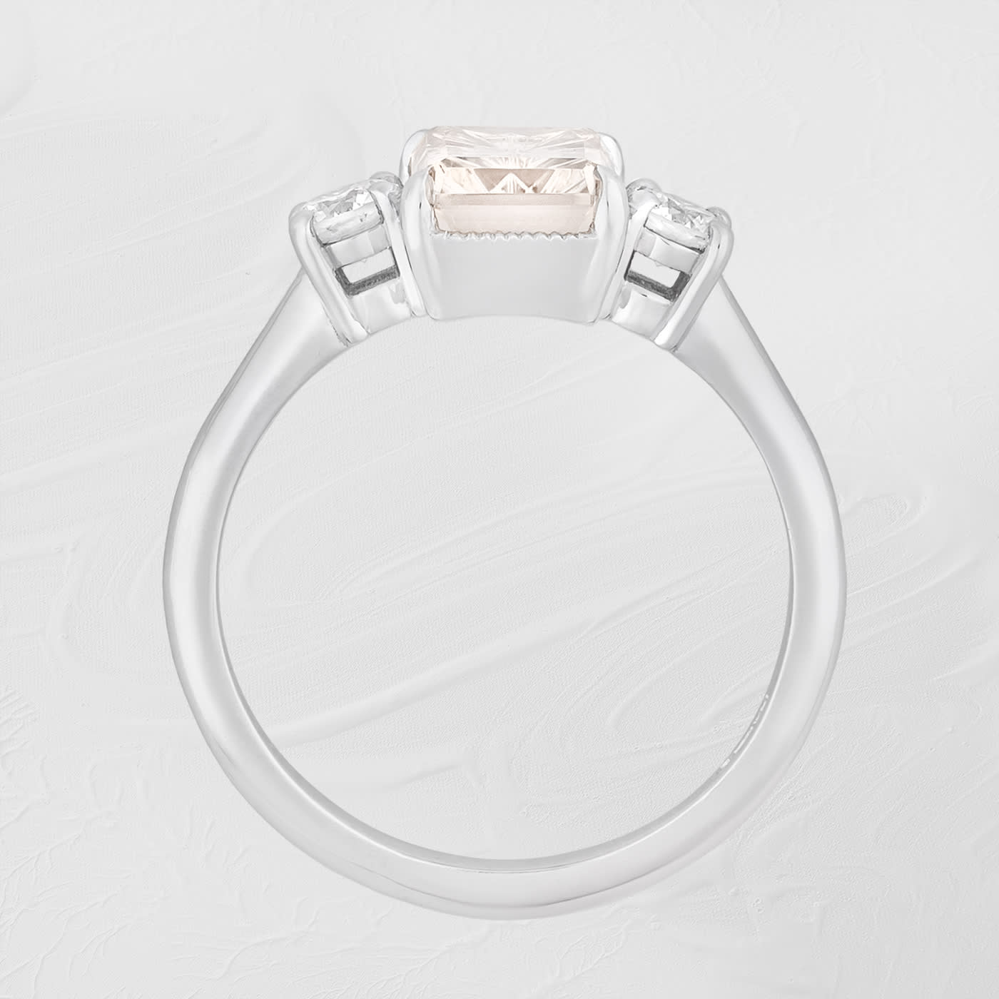 Starbrite tourmaline and diamond trilogy ring — 5