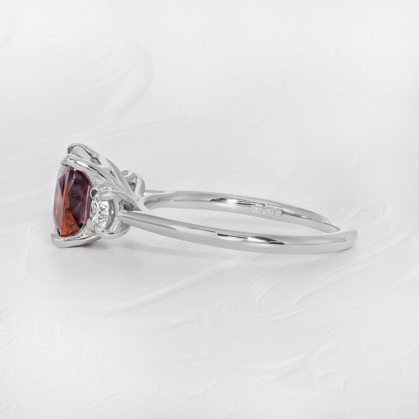 'Dragons Eye' Sapphire and Diamond Ring  — 2