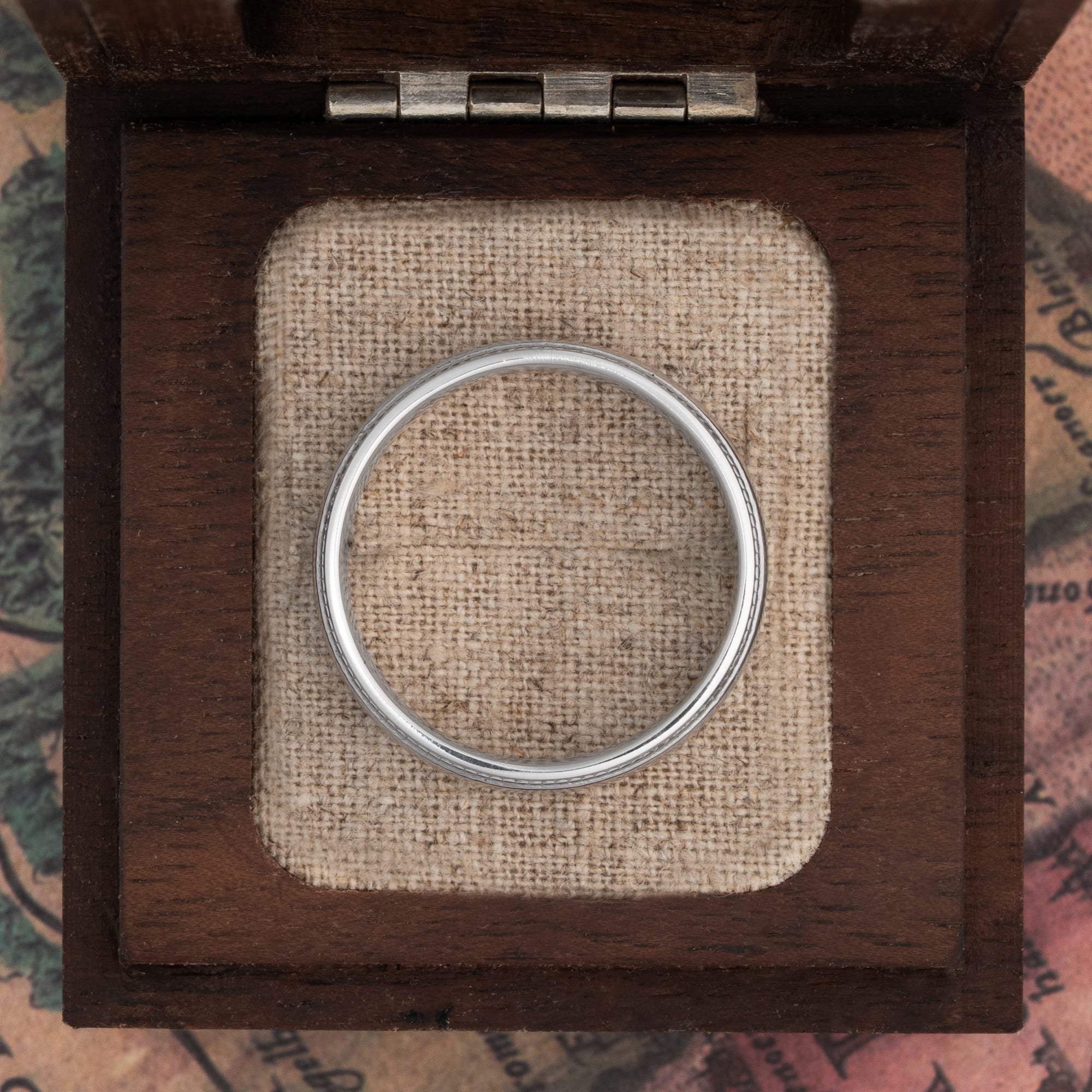 Milgrain wedding band  — 3