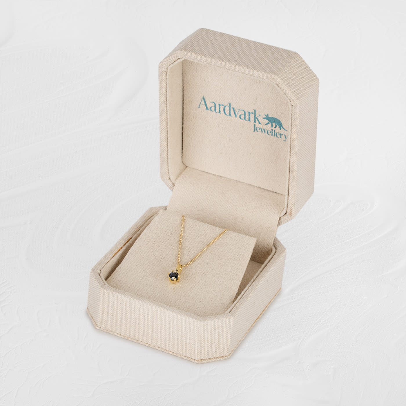 Sapphire Necklace in 9ct Yellow Gold — 4