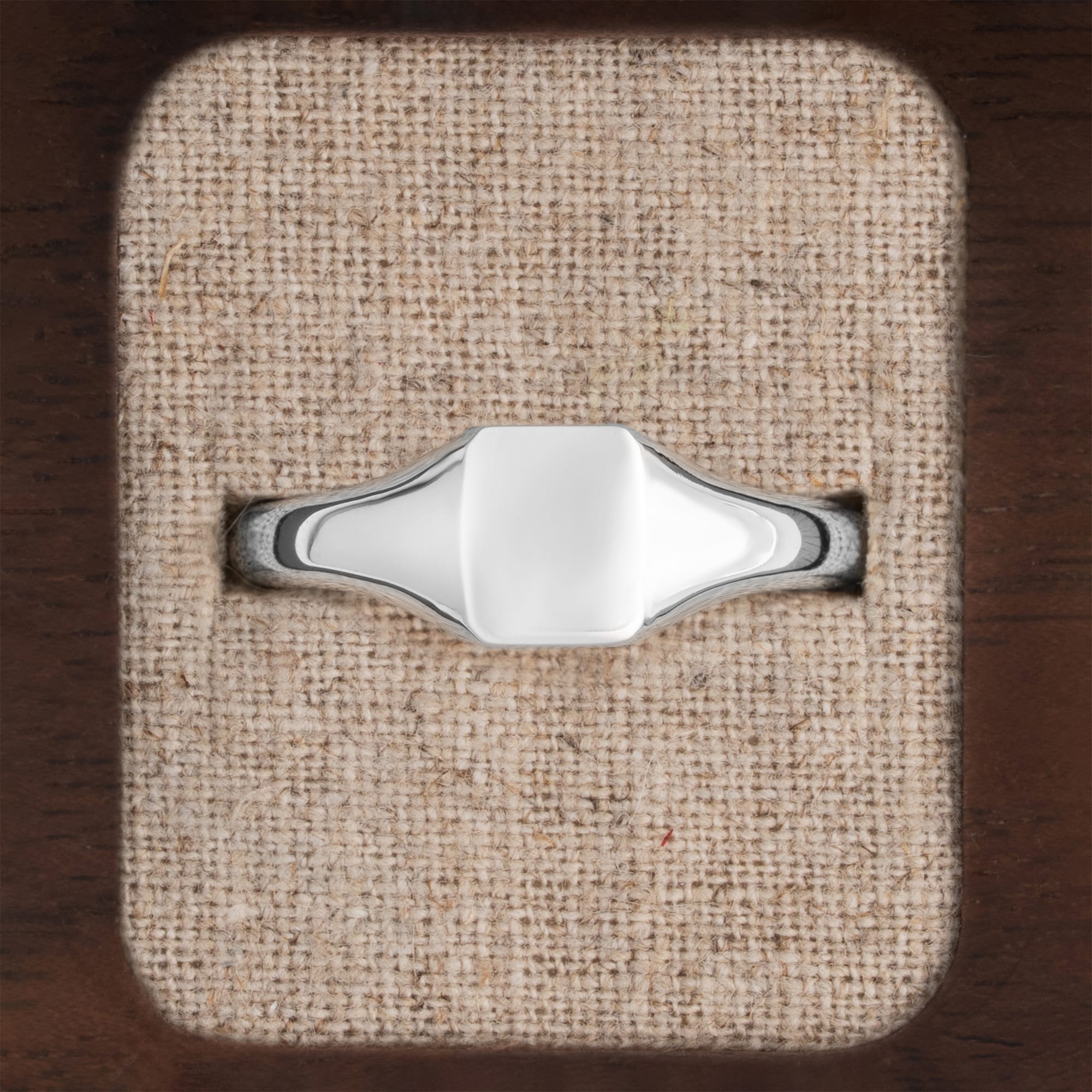 Octagon signet ring  — 1