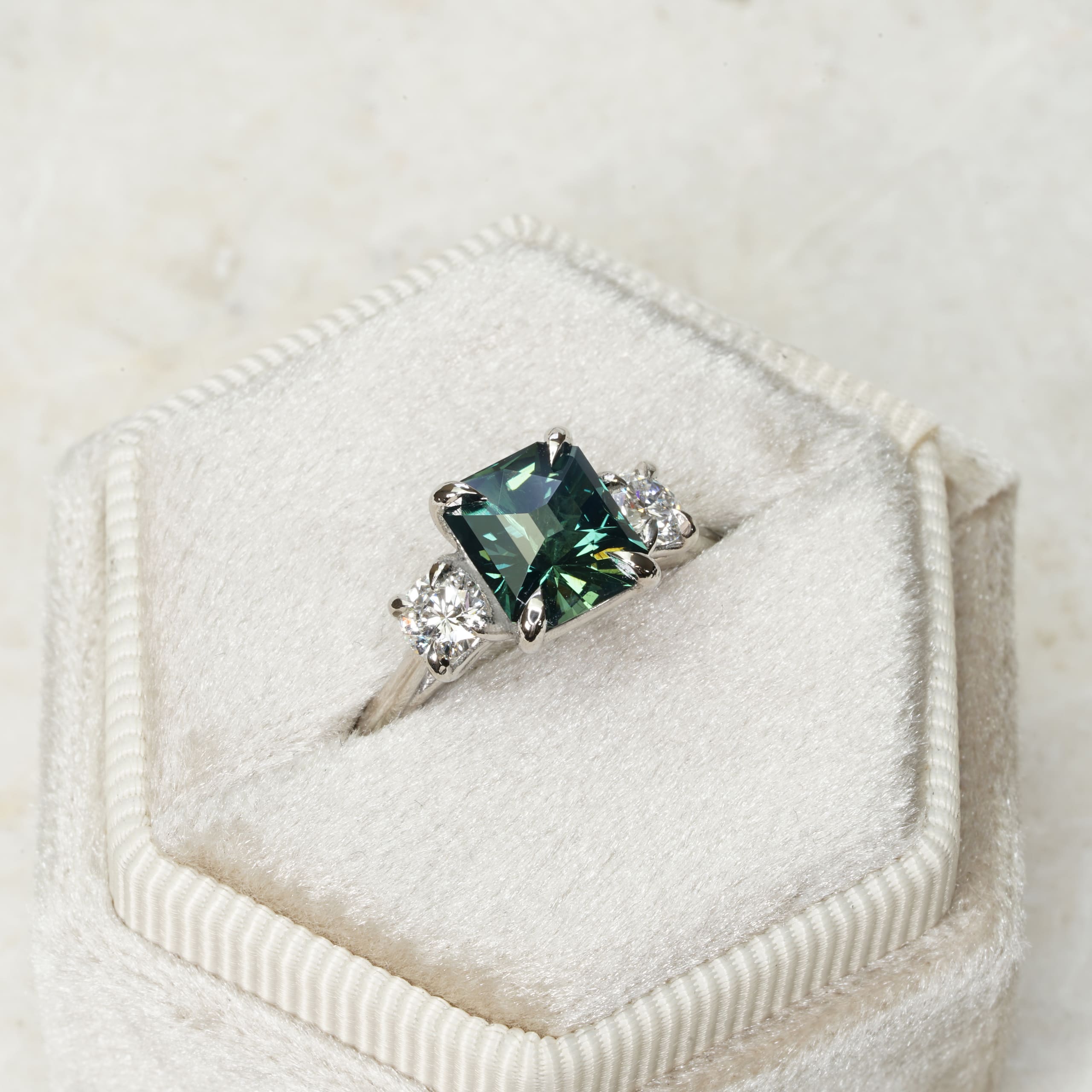 'The Temple' Sapphire and diamond ring — 3