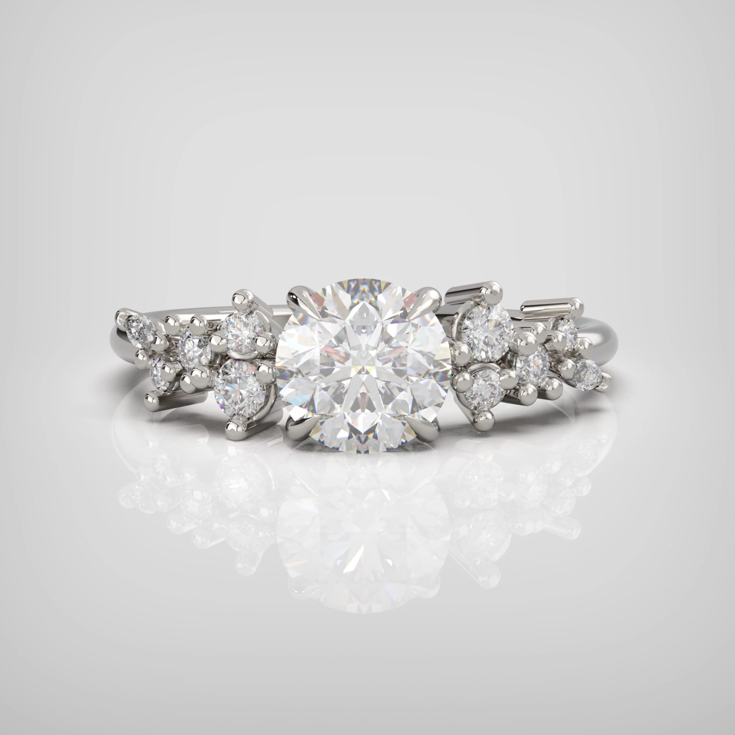 'Hazel' brilliant diamond ring