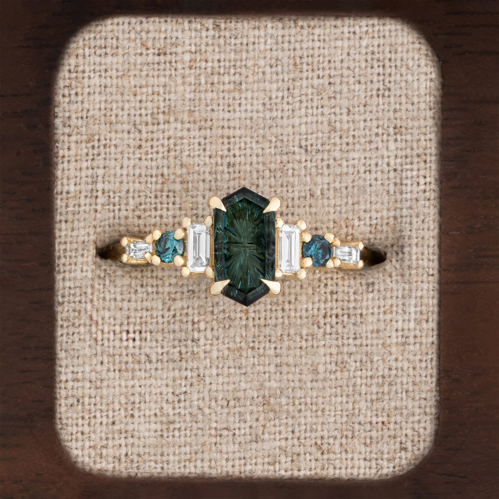 'Harmony' Fantasy sapphire and diamond ring — 1