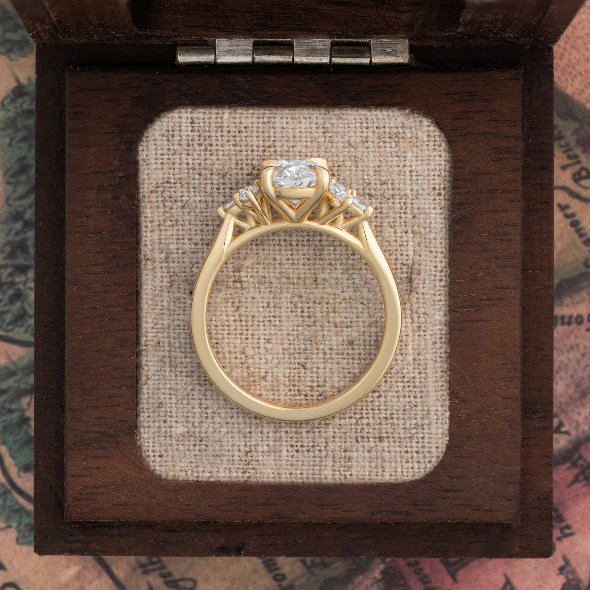 'Dawnflower' Lab grown diamond ring — 4