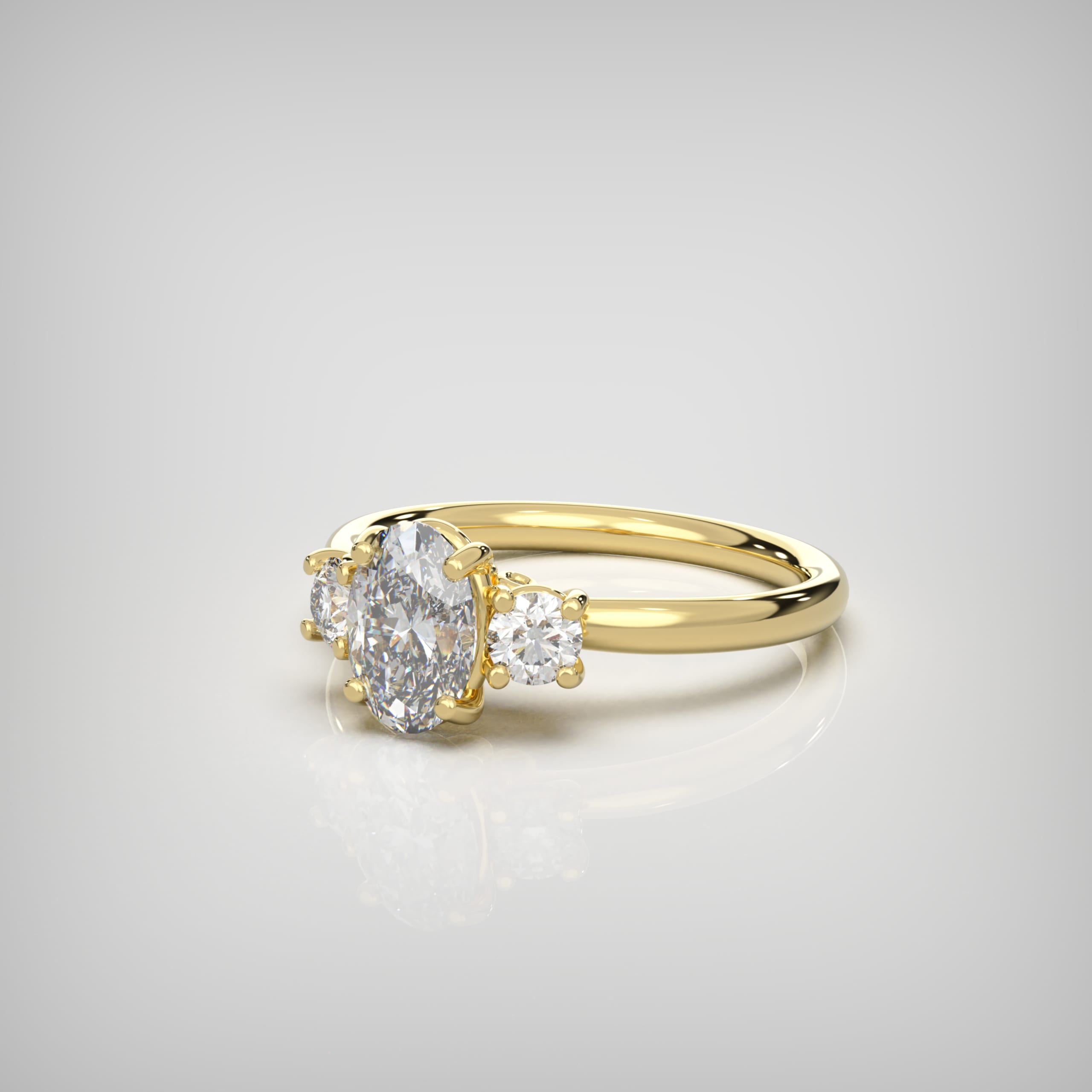 'Lumière' trilogy lab-grown diamond ring — 6