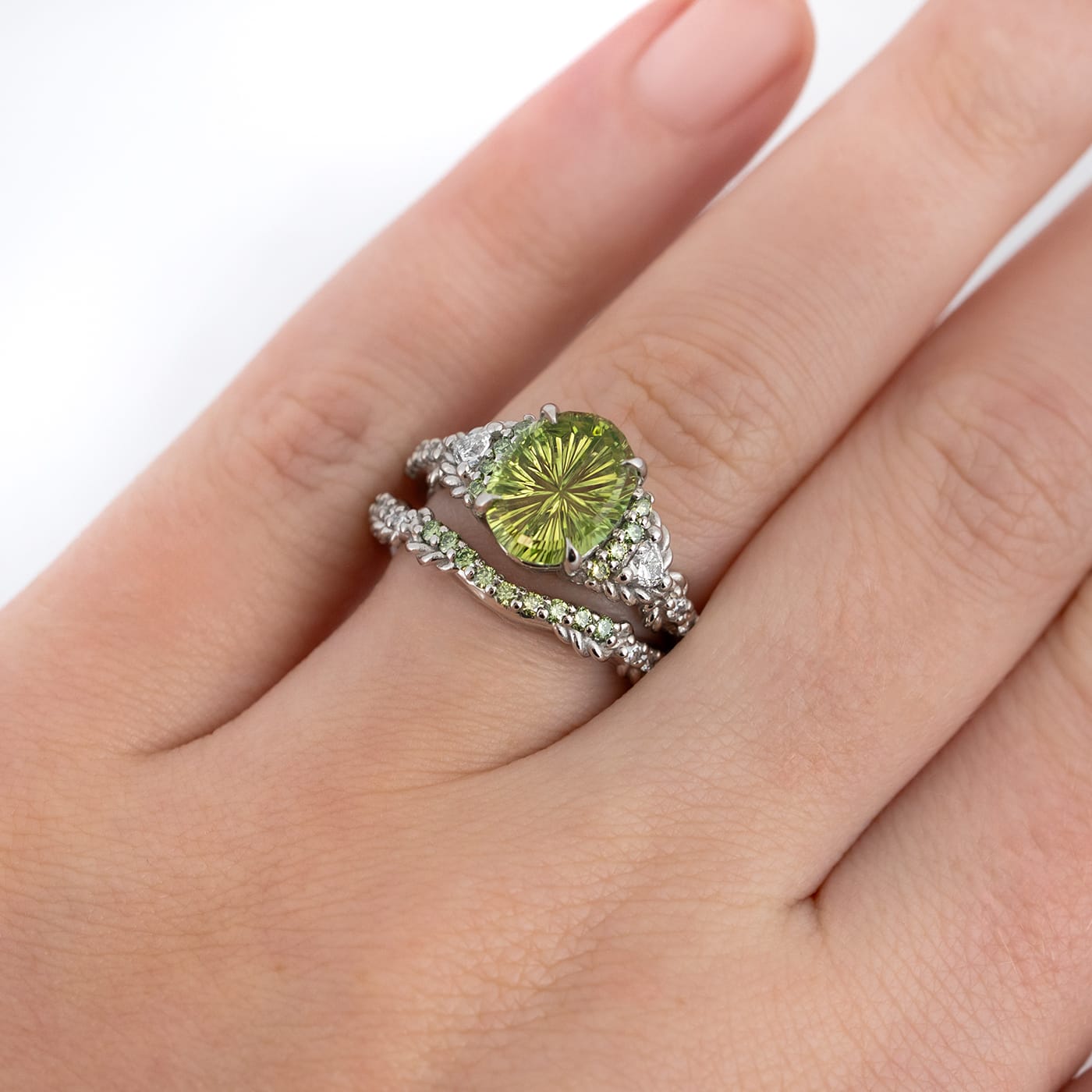 'The Siren' Starbrite tourmaline and diamond ring  — 4