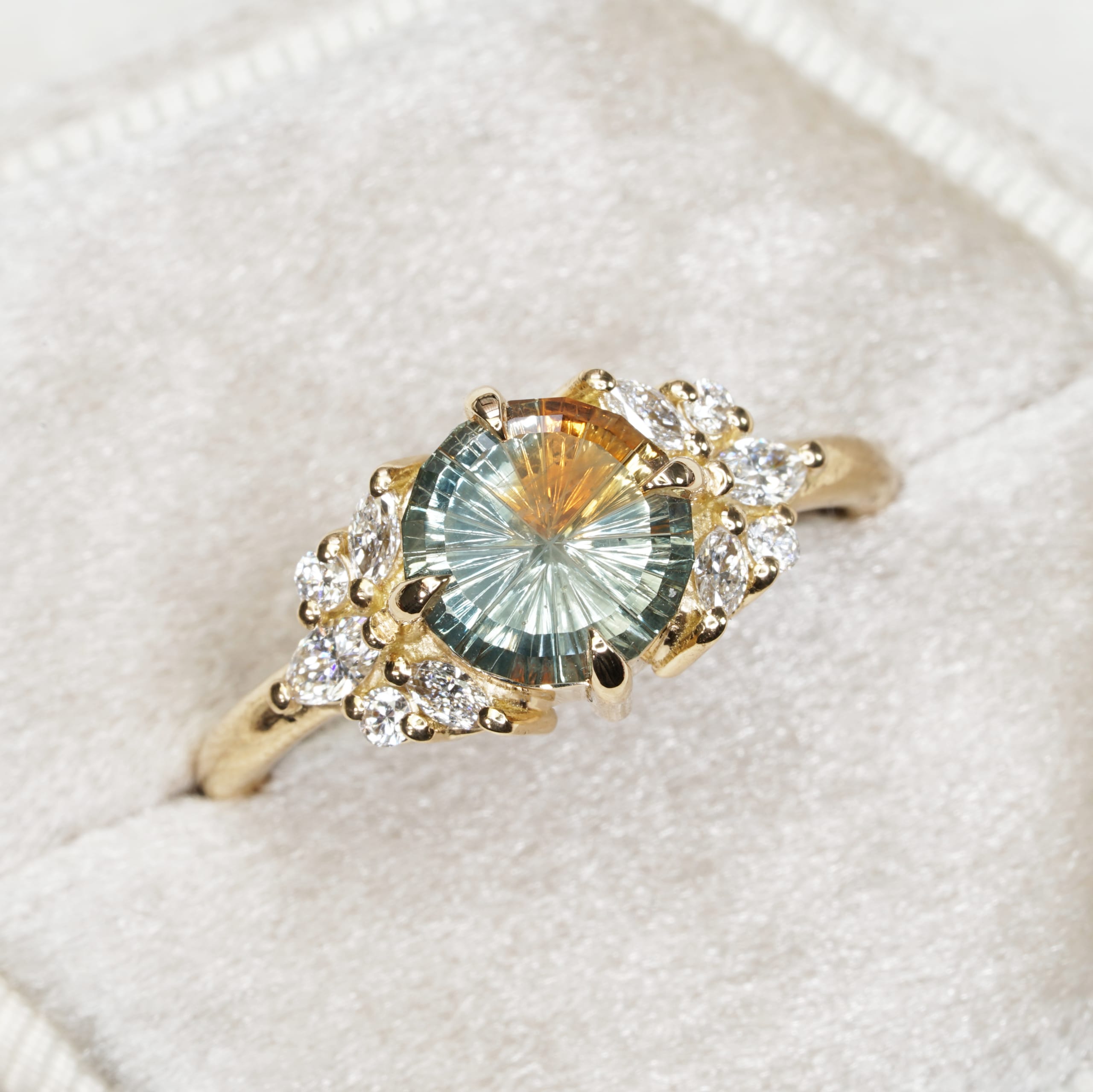 Parti starbrite sapphire and diamond ring — 1