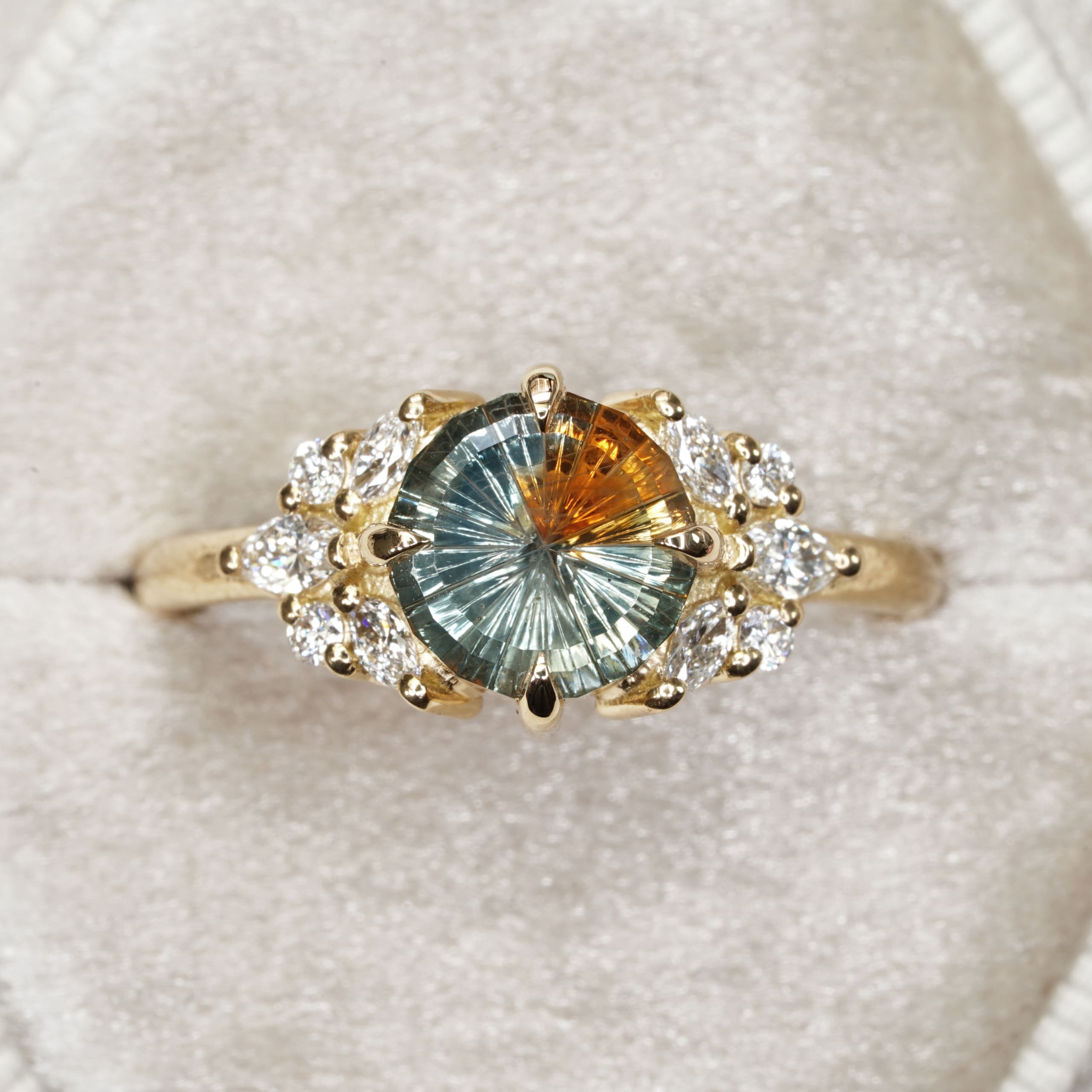 Parti starbrite sapphire and diamond ring — 3
