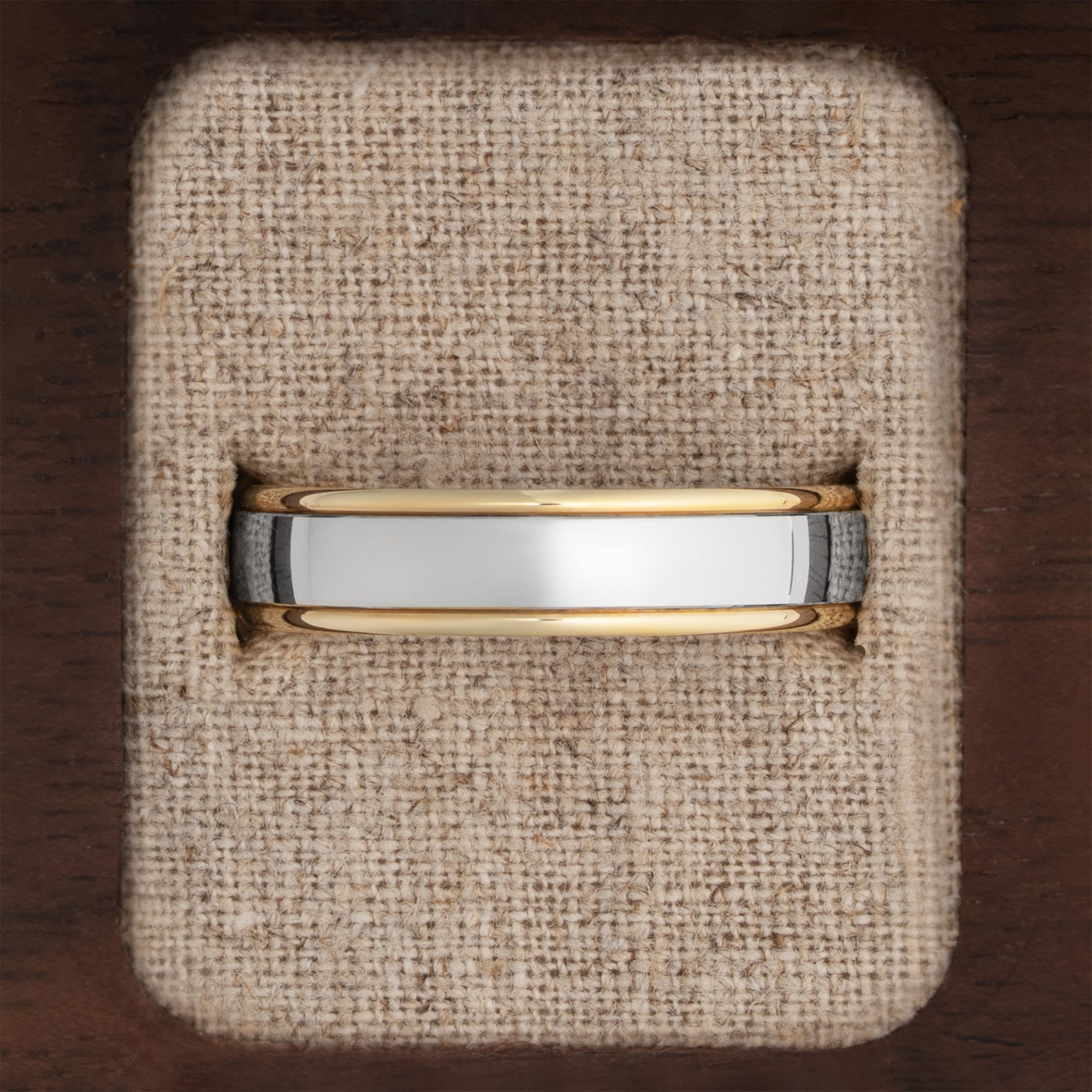 Two tone wedding band  — 4