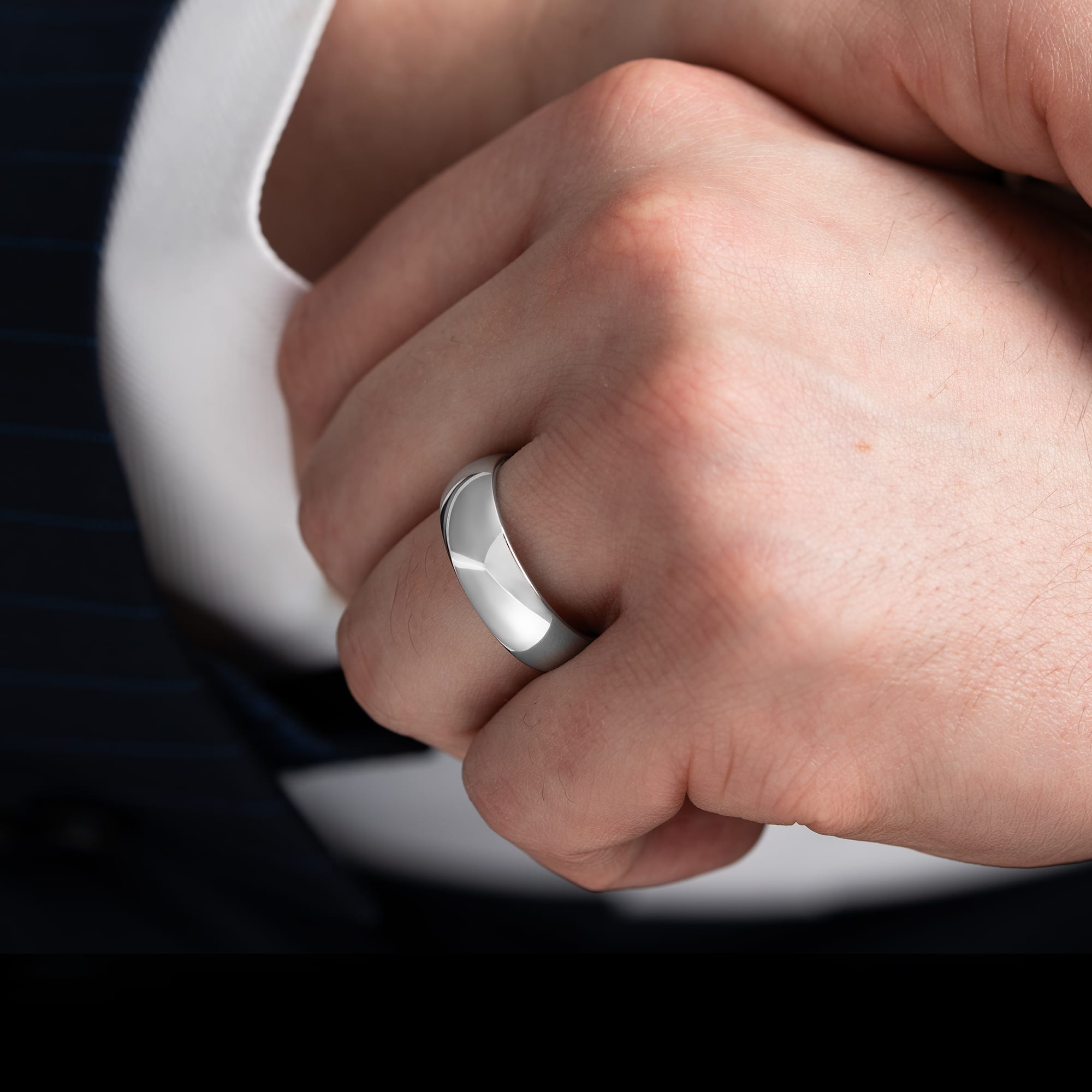 Traditional Court Wedding band  — 1