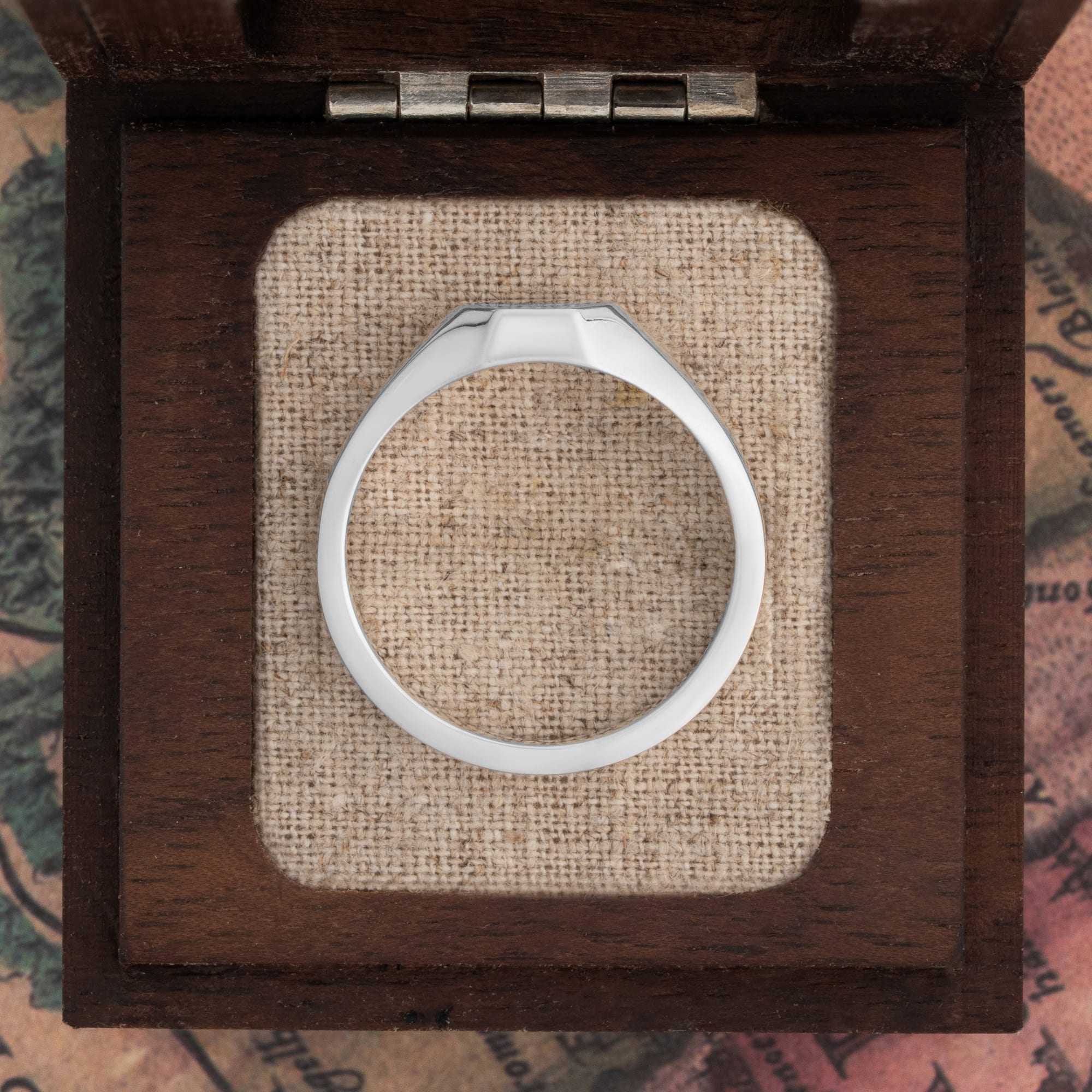 Hexagon signet ring — 3