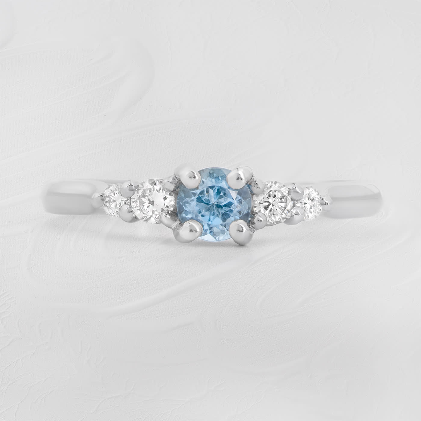 The Quintet – Santa Maria aquamarine and diamond — 1