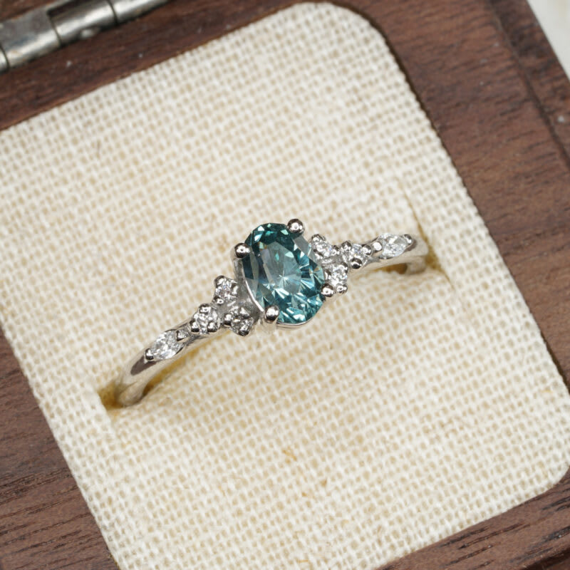 'regal radiant' montana sapphire and diamond ring — 3