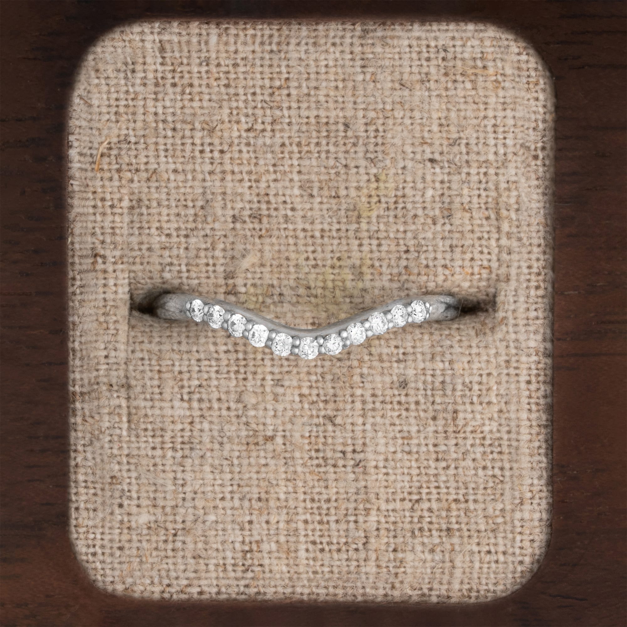 Ladies Diamond Set Wedding Band