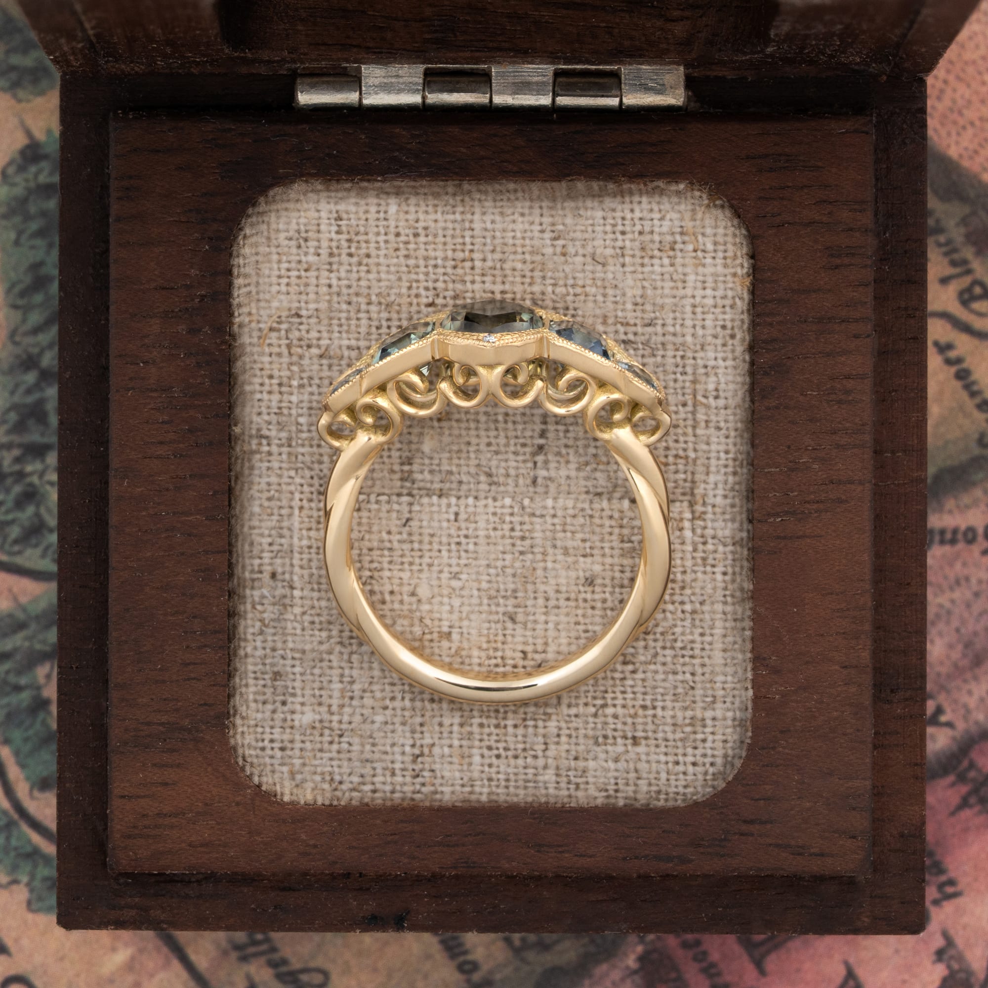 'Jubilee' Sapphire and diamond ring — 4